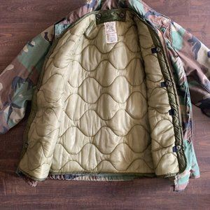 Sold  Vintage Military Army Camo Winfield mfg co M65 Mens Field Jacket